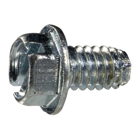 Midwest Fastener Sheet Metal Screw, #12 x 3/8 in, Zinc Plated Steel Flange Hex Head 30 PK 931761